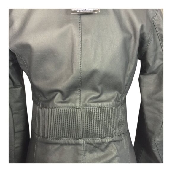 Authentic Belstaff Gold Label Leather “Little Jacket” EU 42 Made In Italy NWT - Picture 9 of 12